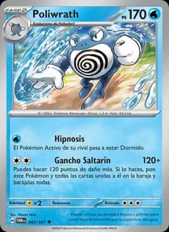 Poliwrath card in Spanish
