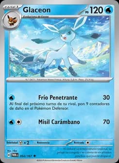 Glaceon card in Spanish