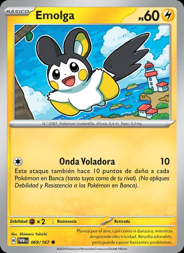 Emolga card in Spanish