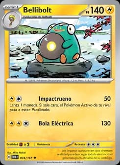Bellibolt card in Spanish