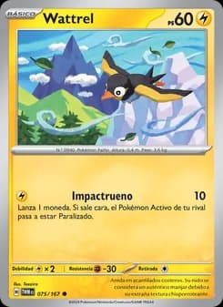 Wattrel card in Spanish