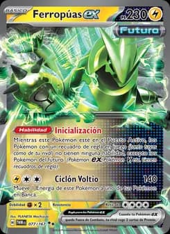 Ferropúas ex card in Spanish