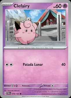 Clefairy card in Spanish