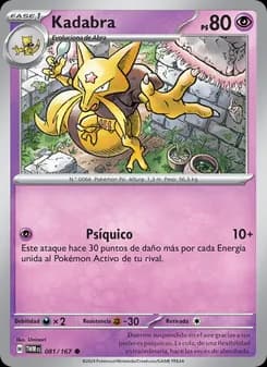 Kadabra card in Spanish