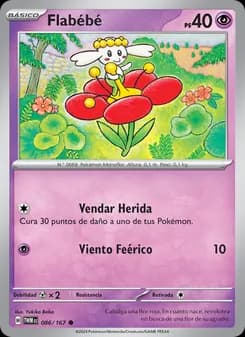 Flabébé card in Spanish