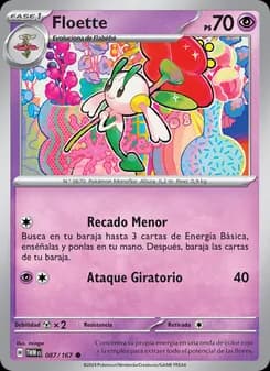 Floette card in Spanish