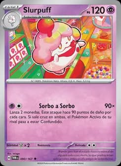 Slurpuff card in Spanish