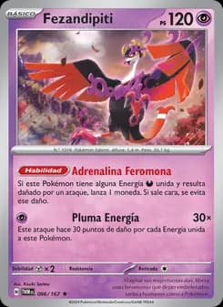 Fezandipiti card in Spanish