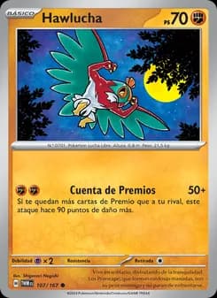 Hawlucha card in Spanish