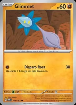 Glimmet card in Spanish
