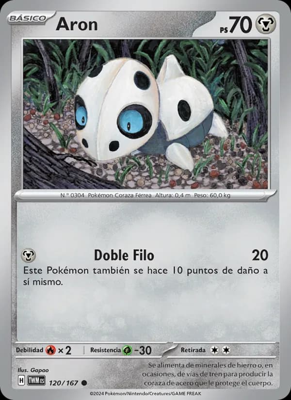 Aron card in Spanish