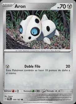 Aron card in Spanish