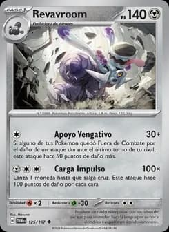 Revavroom card in Spanish