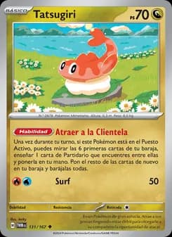 Tatsugiri card in Spanish