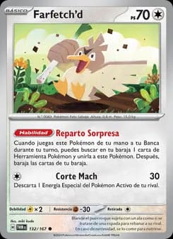 Farfetch'd card in Spanish