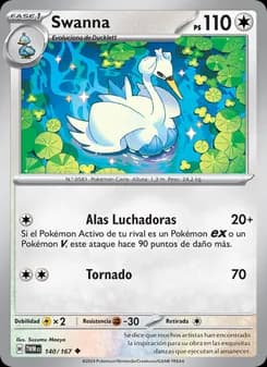 Swanna card in Spanish