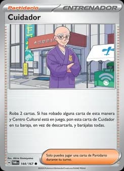 Cuidador card in Spanish