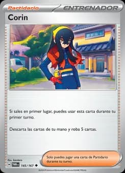 Corin card in Spanish