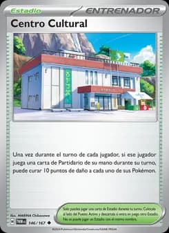 Centro Cultural card in Spanish