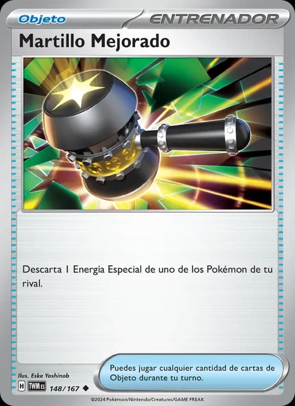 Martillo Mejorado card in Spanish