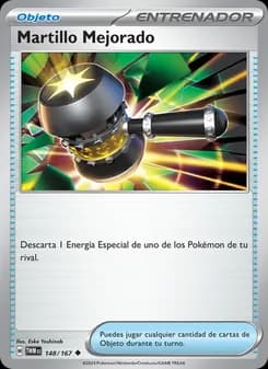 Martillo Mejorado card in Spanish
