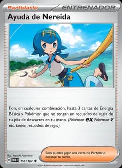 Ayuda de Nereida card in Spanish