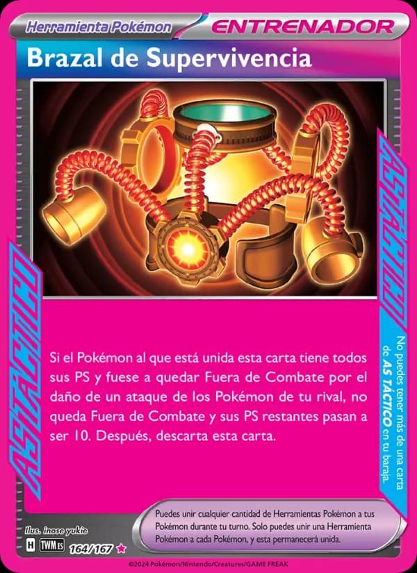 Brazal de Supervivencia card in Spanish