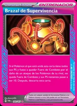 Brazal de Supervivencia card in Spanish