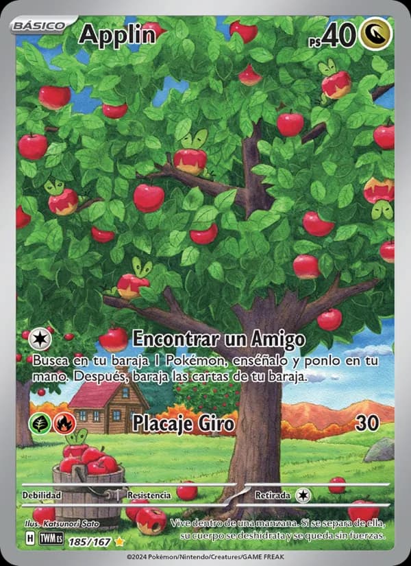 Applin card in Spanish