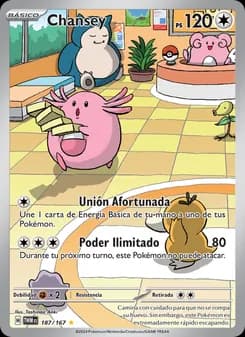 Chansey card in Spanish