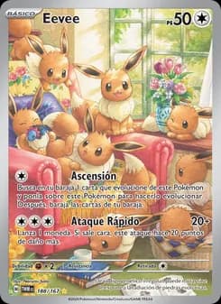 Eevee card in Spanish