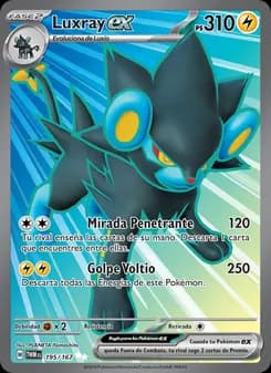 Luxray ex card in Spanish