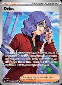 Delos card in Spanish