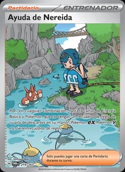 Ayuda de Nereida card in Spanish