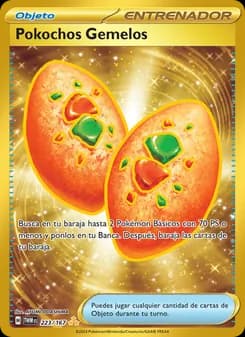 Pokochos Gemelos card in Spanish