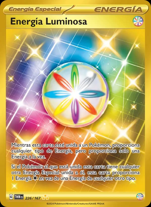 Energía Luminosa card in Spanish