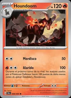 Houndoom card in Spanish