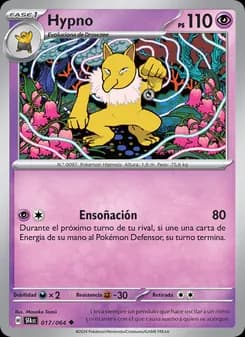Hypno card in Spanish