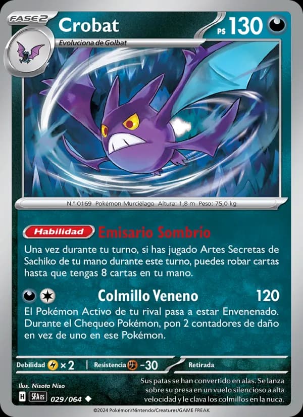 Crobat card in Spanish
