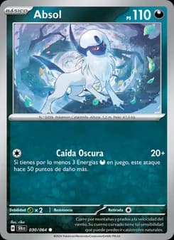 Absol card in Spanish