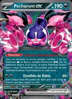 Pecharunt ex card in Spanish