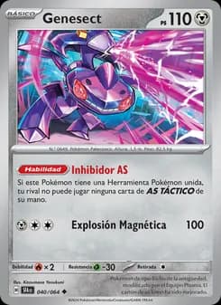 Genesect card in Spanish