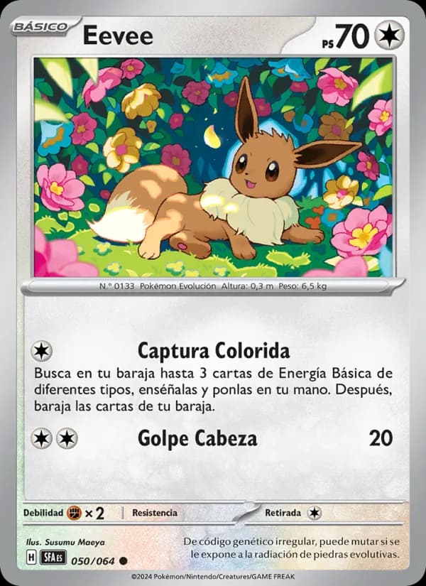 Eevee card in Spanish