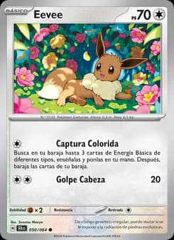 Eevee card in Spanish