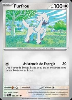 Furfrou card in Spanish