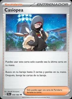 Casiopea card in Spanish