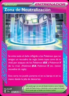 Zona de Neutralización card in Spanish