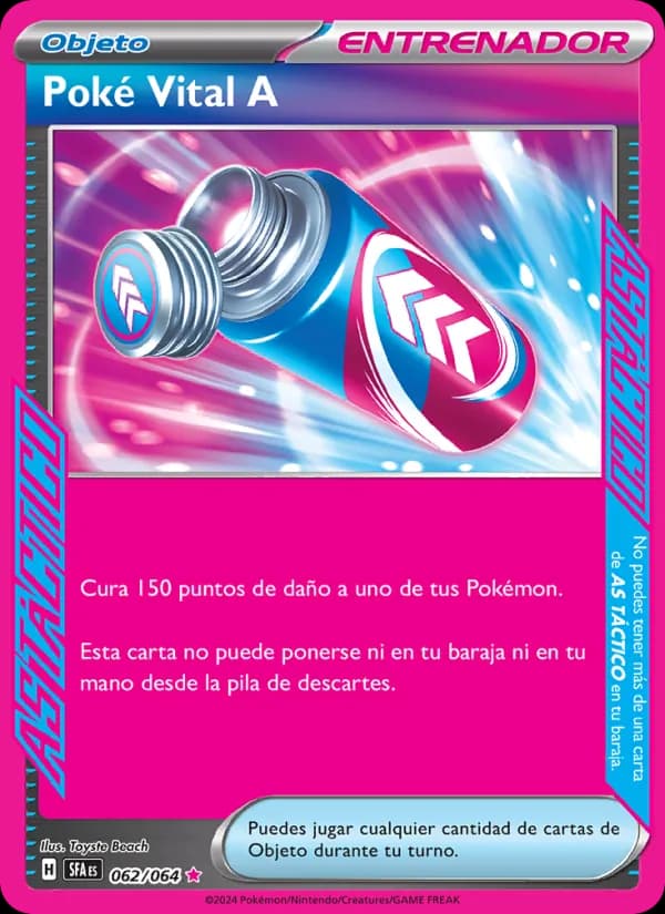 Poké Vital A card in Spanish