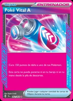 Poké Vital A card in Spanish