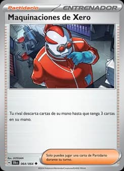 Maquinaciones de Xero card in Spanish